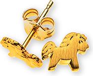 Image du produit Natsumi Schmuck Boucles d'oreilles Cheval en or jaune 18K/750 satiné (750/18 K Or jaune)