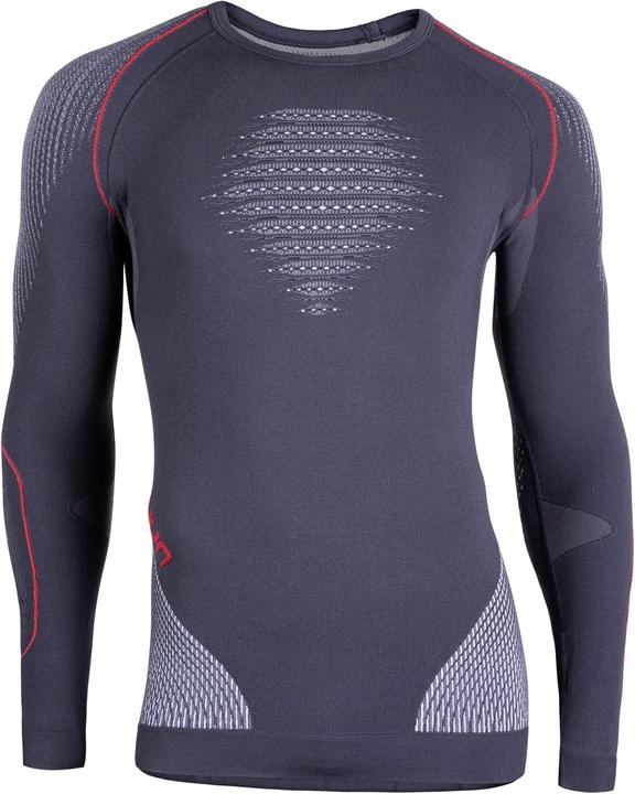 Charcoal, Red, White