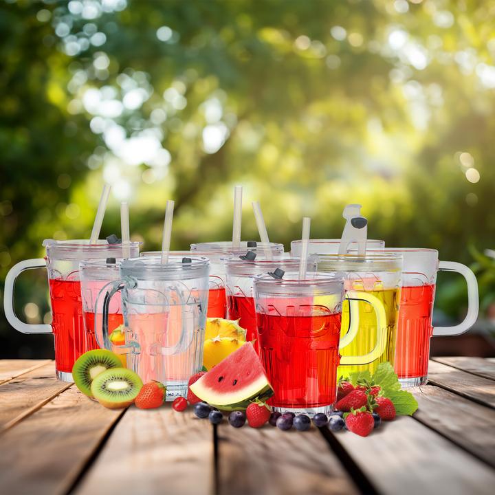 Actual product image Relaxdays 10x Glass cup (0.45 l, 10 x)