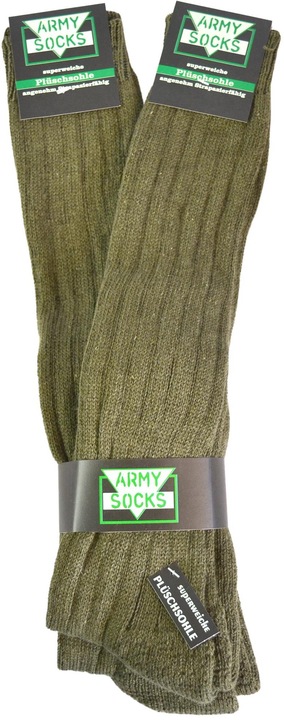Actual product image Normani 3 pairs of outdoor knee socks ARMY (pack of 3, 47 - 50)