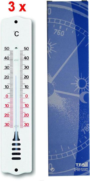 Produktbild TFA Innen-AuÃŸen-Thermometer Set 95.1032