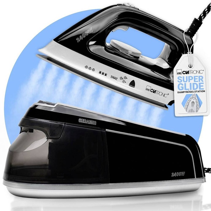 Actual product image Clatronic DBS 3749 Steam ironing station 2400 W (2400 W, 90 g/min)