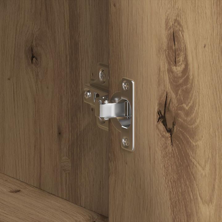 Actual product image vidaXL Sideboard solid wood oak Solid wood oak Sideboard rectangular (41 x 40.50 x 75 cm)