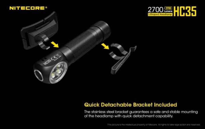 Image du produit Nitecore HC35 y compris NL2140HP (2700 lm)