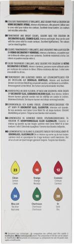 Actual product image Pebeo Set Vitrail Initiation 6 Assorted Bottles (20 ml)