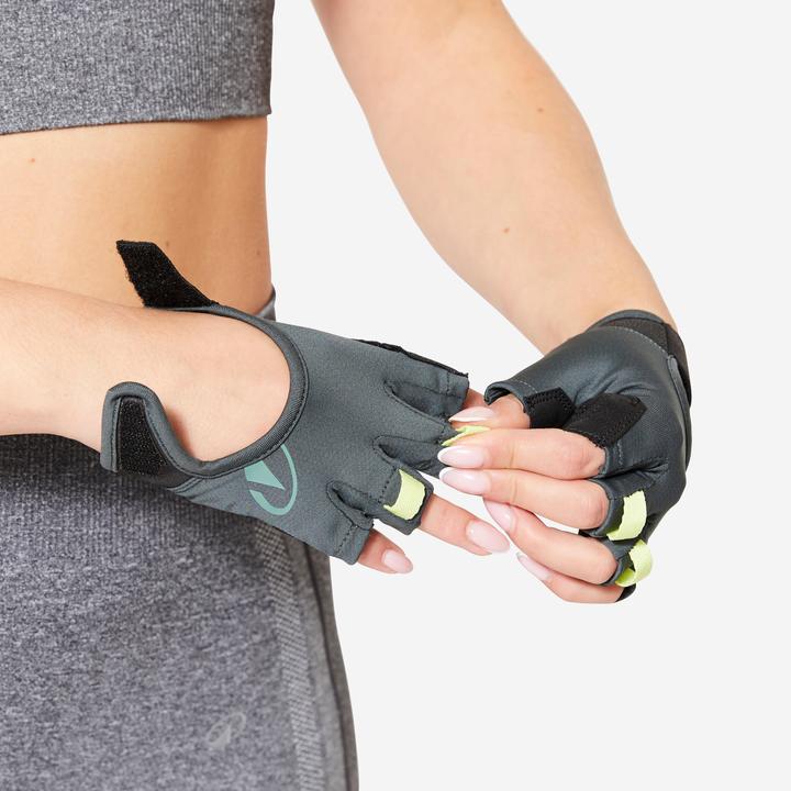 Produktbild Corength Trainingshandschuhe strapazierfähig atmungsaktiv - dunkelgrün/schwarz (XL)