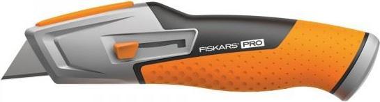 Actual product image Fiskars Pro Compact Universal Folding Knife, length 12 cm, stainless steel/plastic, black/orange (Cutters)