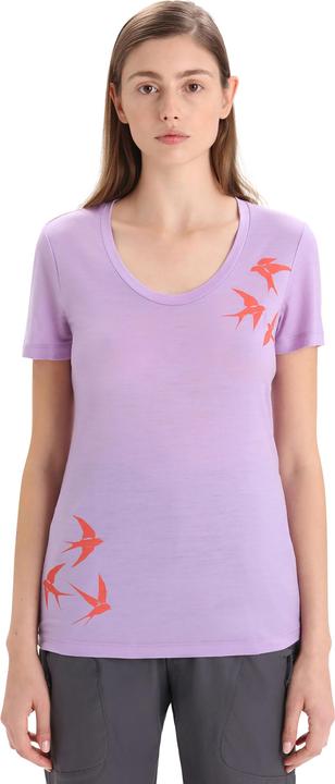 Produktbild Icebreaker Women's Tech Lite II S/S Scoop Swarming Shapes (M)