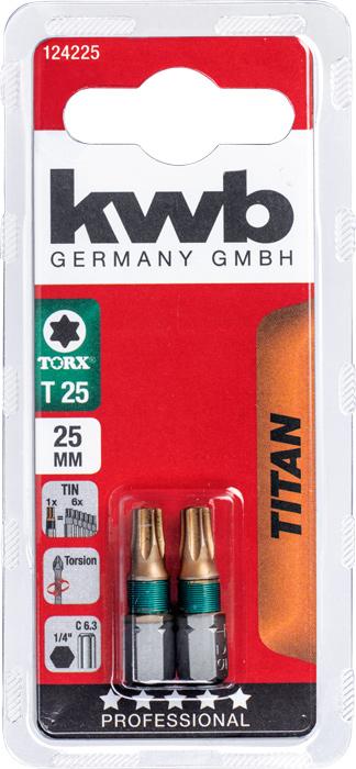Produktbild kwb TITAN Bits, 25 mm, T 25 (T 25)