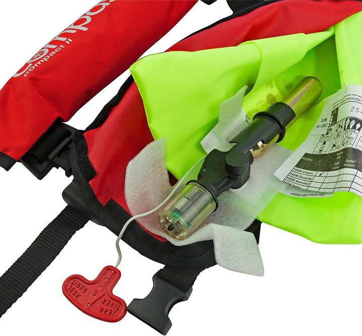 Immagine prodotto Compass Giubbotto di salvataggio "Compact II" 150N con 16 l di galleggiamento (Taglia unica)