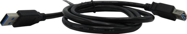 RND Electronics USB-Kabel USB A-Stecker - USB A-Buchse 1m USB 3.0 Schwarz (1 m, USB 3.0)