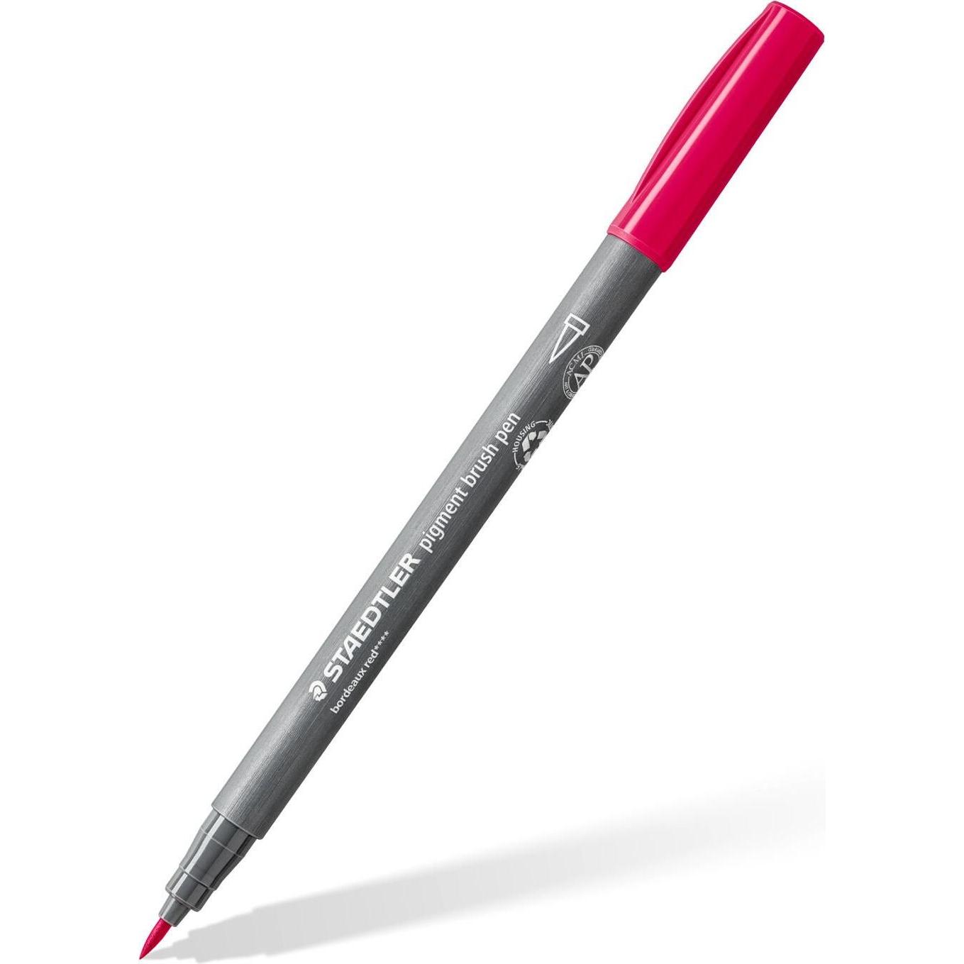 Thumbnail - Staedtler, Malstifte, Fasermaler Pigment Arts Brush Pen Basic Colours (6 Farben, 6 x)