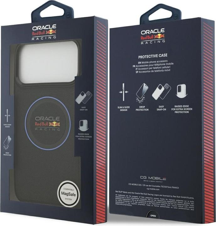 Produktbild Red Bull Case Meshed Blue Ring & Metal Buttons MagSafe for iPhone 17 Pro Max navy (Apple iPhone 17 Pro Max)