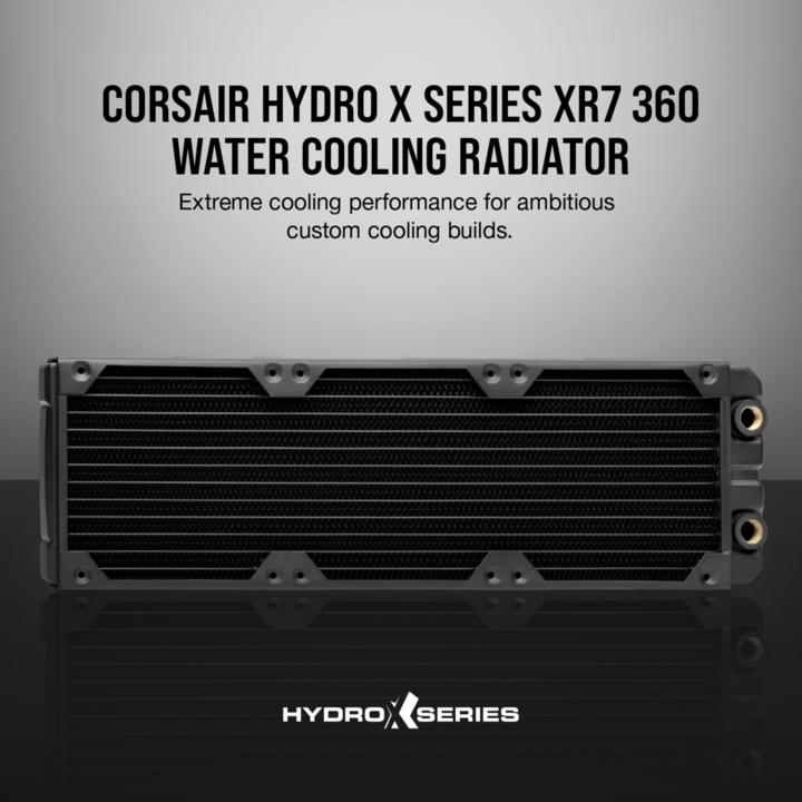 Actual product image Corsair Hydro X Series XR7 360mm (120 mm)