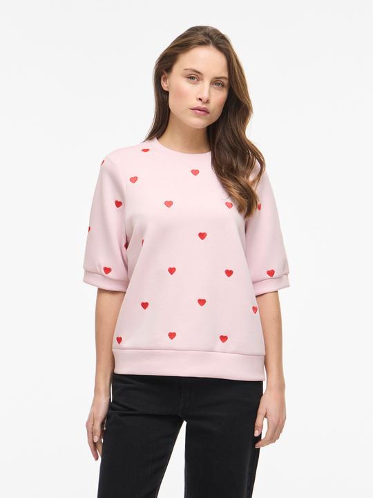 Produktbild Vila VISIF Kurzes Rundhals Sweatshirt mit kurzen Ärmeln (M)