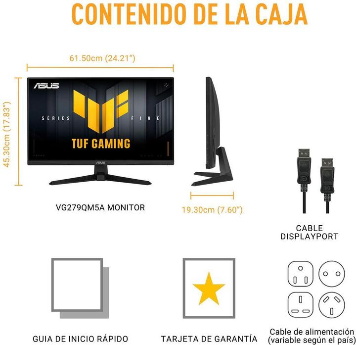 Produktbild ASUS TUF Gaming VG279QM5A (1920 x 1080 Pixel, 27")