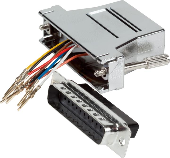 Produktbild EFB Elektronik Modular-Adapter DB25Stecker/RJ45, metallisiertes Gehäuse