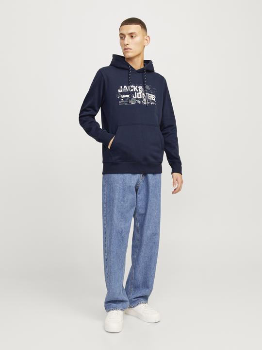Actual product image Jack & Jones Jcooutdoor Logo Sweat Hood Sn (M)