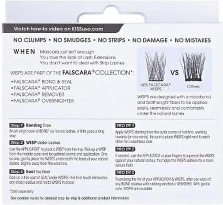 Actual product image KISS Lashes - Falscara Eyelash Wisp Multi - Bambi (Artificial eyelashes)