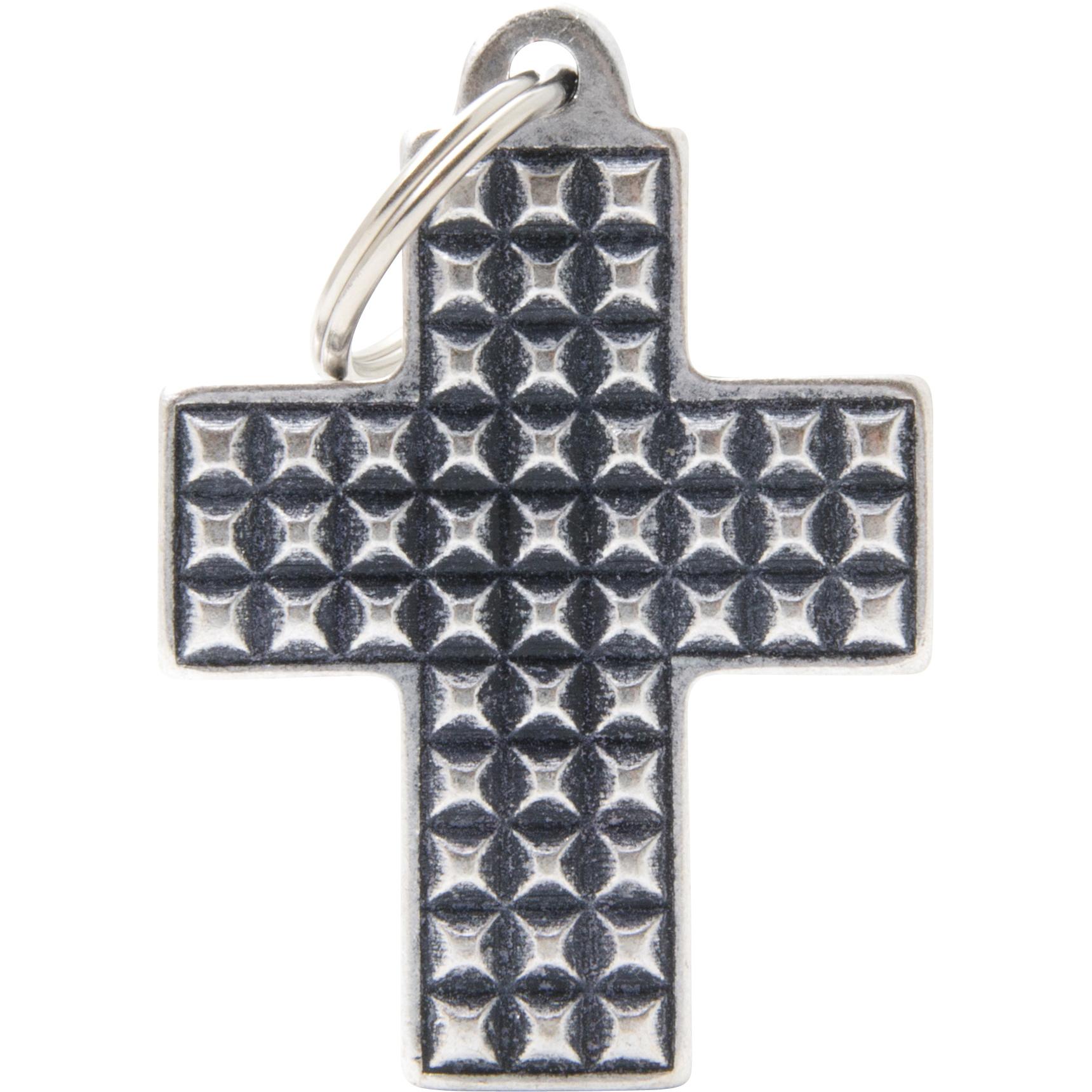 Myfamily MyFa tegn bronx, kors stor, borchie (Cane), Collare + Guinzaglio