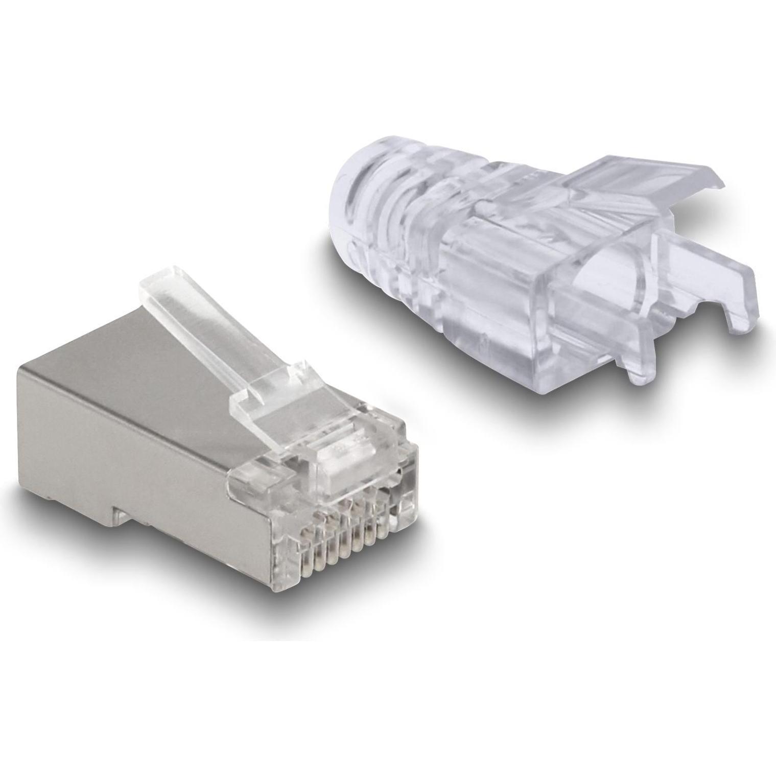 Delock RJ45 Modularer Stecker (Netzwerkkabel Stecker), Netzwerk Zubehör