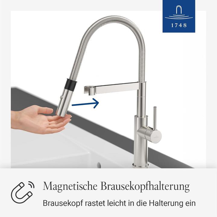 Produktbild Villeroy & Boch Steel Expert 2.0 Küchenarmatur, aus Edelstahl