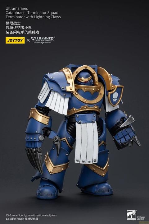 Produktbild Joy Toy Warhammer The Horus Heresy Actionfigur 1/18 Ultramarines Cataphractii Terminator Squad Terminator wi