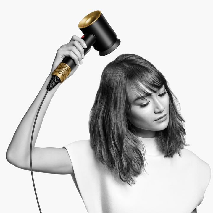 Actual product image Dyson Supersonic hairdryer Onyx Gold