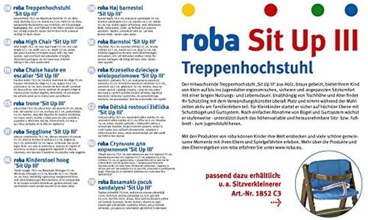 Produktbild Roba Sit up 3 (Treppenhochstuhl)