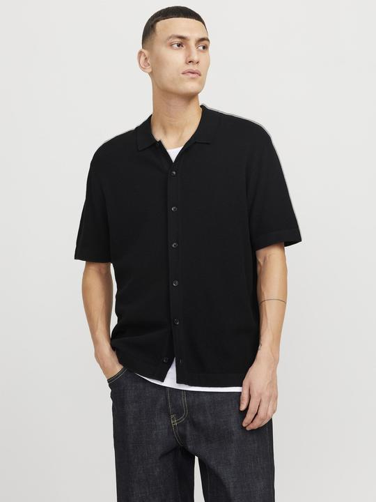 Actual product image Jack & Jones Jjeemil Knit Structure Shirt Ss Sn (XL)