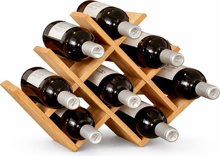 Actual product image Relaxdays winerack (8 bottles, 42.50 x 43 x 29 cm)