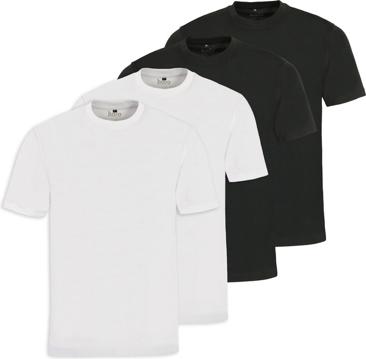 Actual product image Hajo Viererpack Rundhals (S)