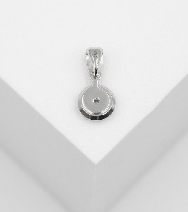 Image du produit Muau Pendentif (Or blanc 750 Diamant 0.14ct. 12x6mm)