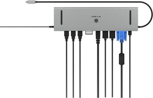 Actual product image Icy Box IB-DK2106a-CPD (USB-C, 6 ports)
