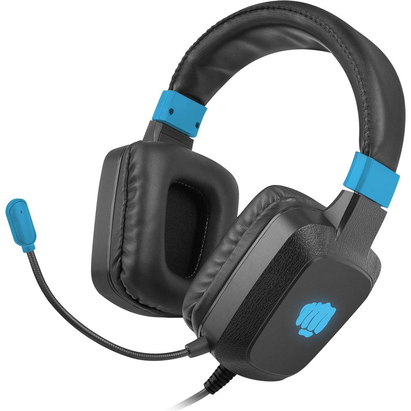 Fury Raptor (Kabelgebunden), Gaming Headset, Blau, Schwarz