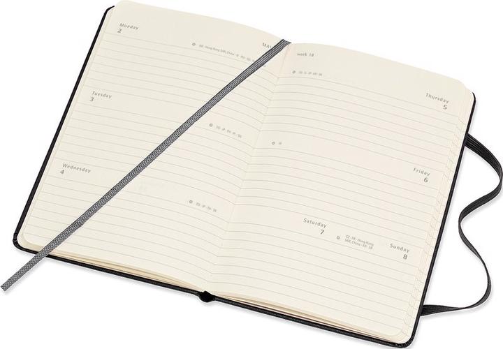 Image du produit Moleskine Agenda de poche (A6, 1 semaine / 2 pages)