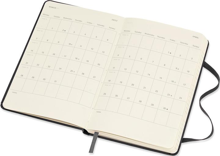 Produktbild Moleskine Taschenagenda (Quer, Harter Einband, Deutsch)