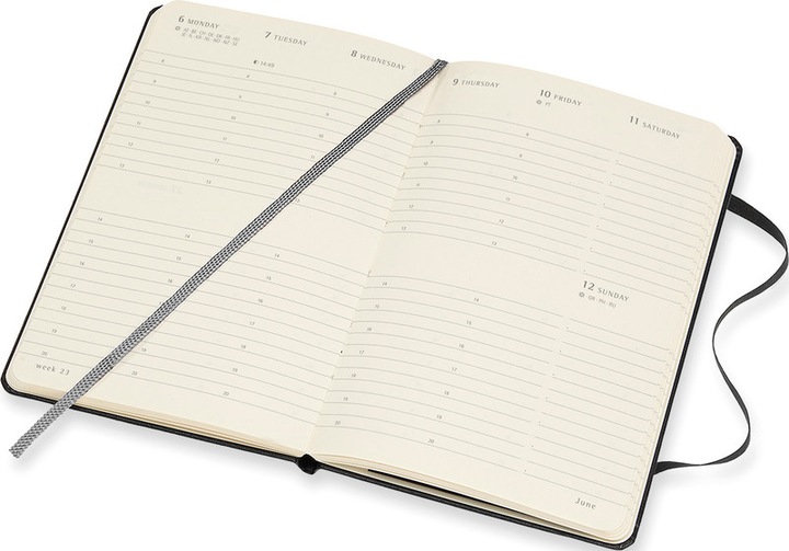 Produktbild Moleskine Taschenagenda (Quer, Harter Einband, Deutsch)