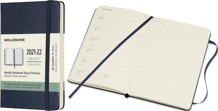 Produktbild Moleskine Schüleragenda (13 x 21 cm, Englisch)