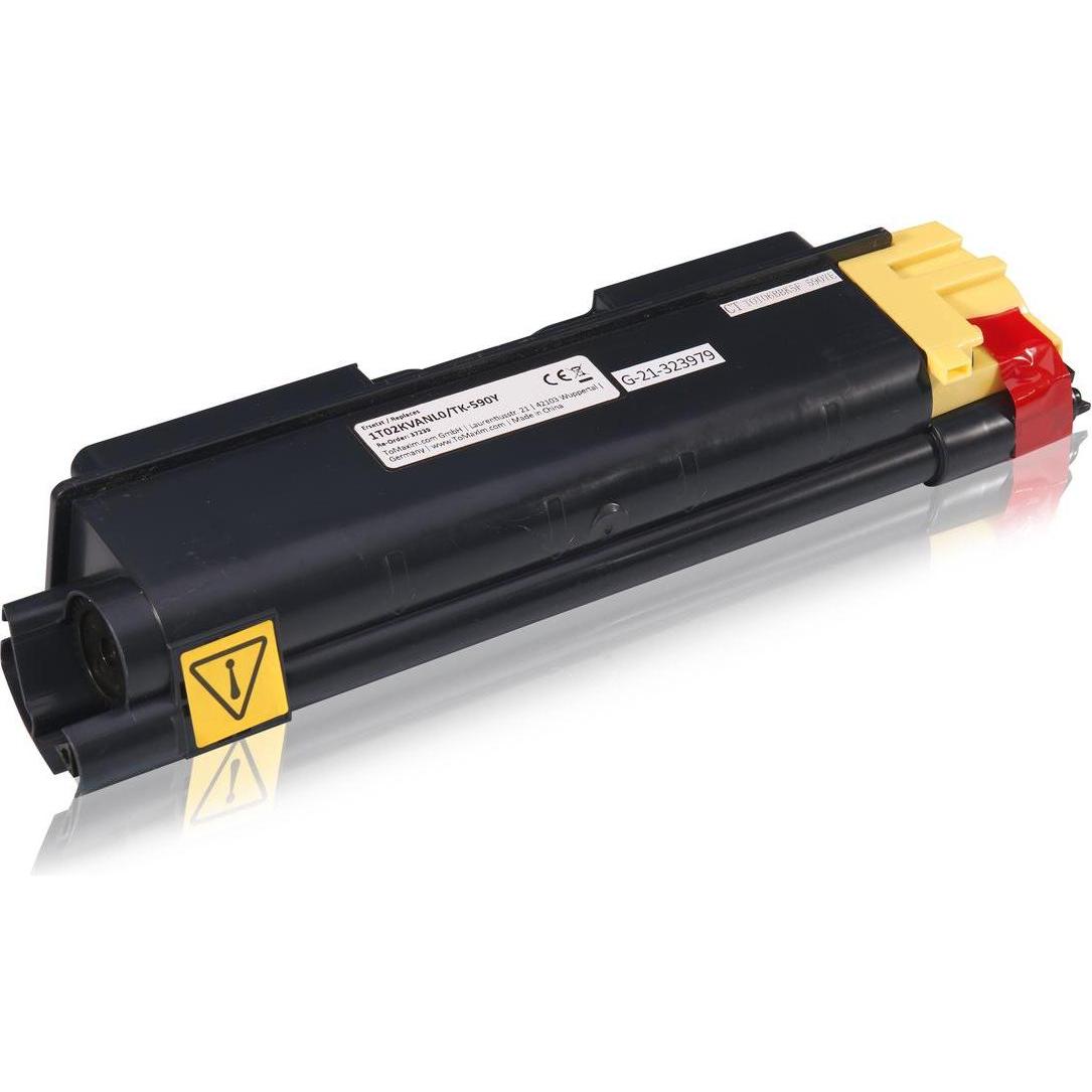 Thumbnail - Inkadoo, Toner, Toner kompatibel zu Kyocera/Mita 1T02KVANL0 / TK-590Y Toner, gelb Gelb (Y)