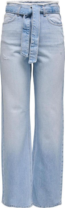 Actual product image Only ONLMADDIE Hohe Taille Weiter Beinschnitt Jeans Straight-Fit jeans (W27/L34)