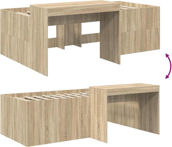 Produktbild vidaXL Bettrahmen (75 x 190 cm)