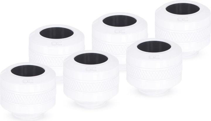 Actual product image Alphacool Icicle PRO Connection 13mm HardTube Fitting G1/4, 6-Pack