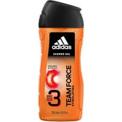adidas, Duschmittel, Team Force Body Hair Face - 3 in 1 for men - 400ml (400 ml)