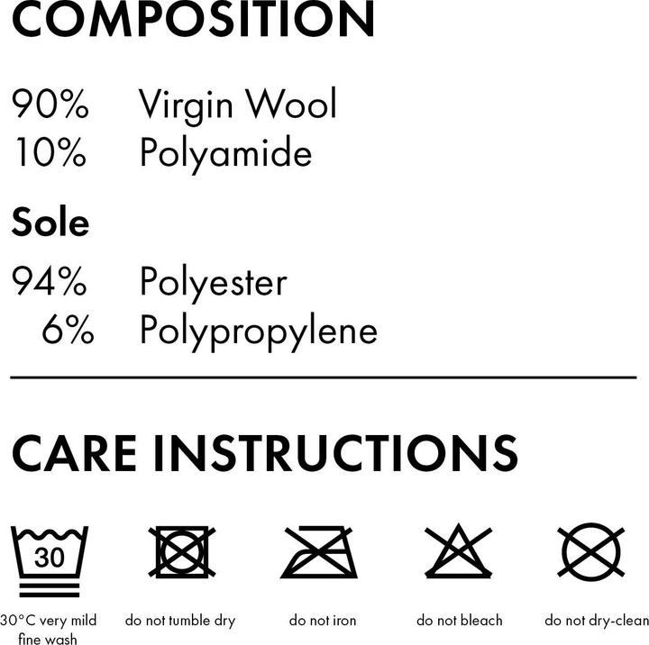 Nutritional values and ingredients Falke Cosyshoe (Single pack, 29 - 30)