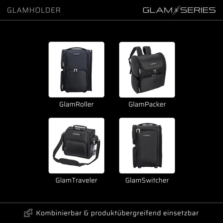 Produktbild Wiltec GlamSeries GlamHolder Pinselgürtel Pinseltasche Kosmetiktasche Gürteltasche
