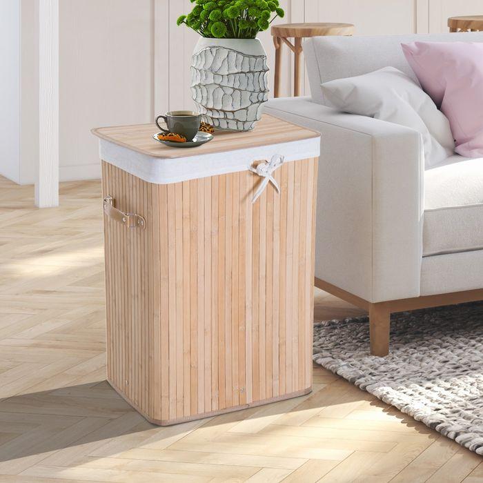 Produktbild Homcom Wäschekorb mit 2 Tragegriffen (72 l)