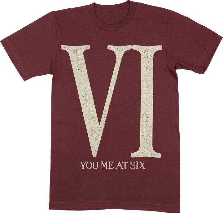 Immagine prodotto You Me At Six Maglietta unisexe adulte VI Roman en coton (L)