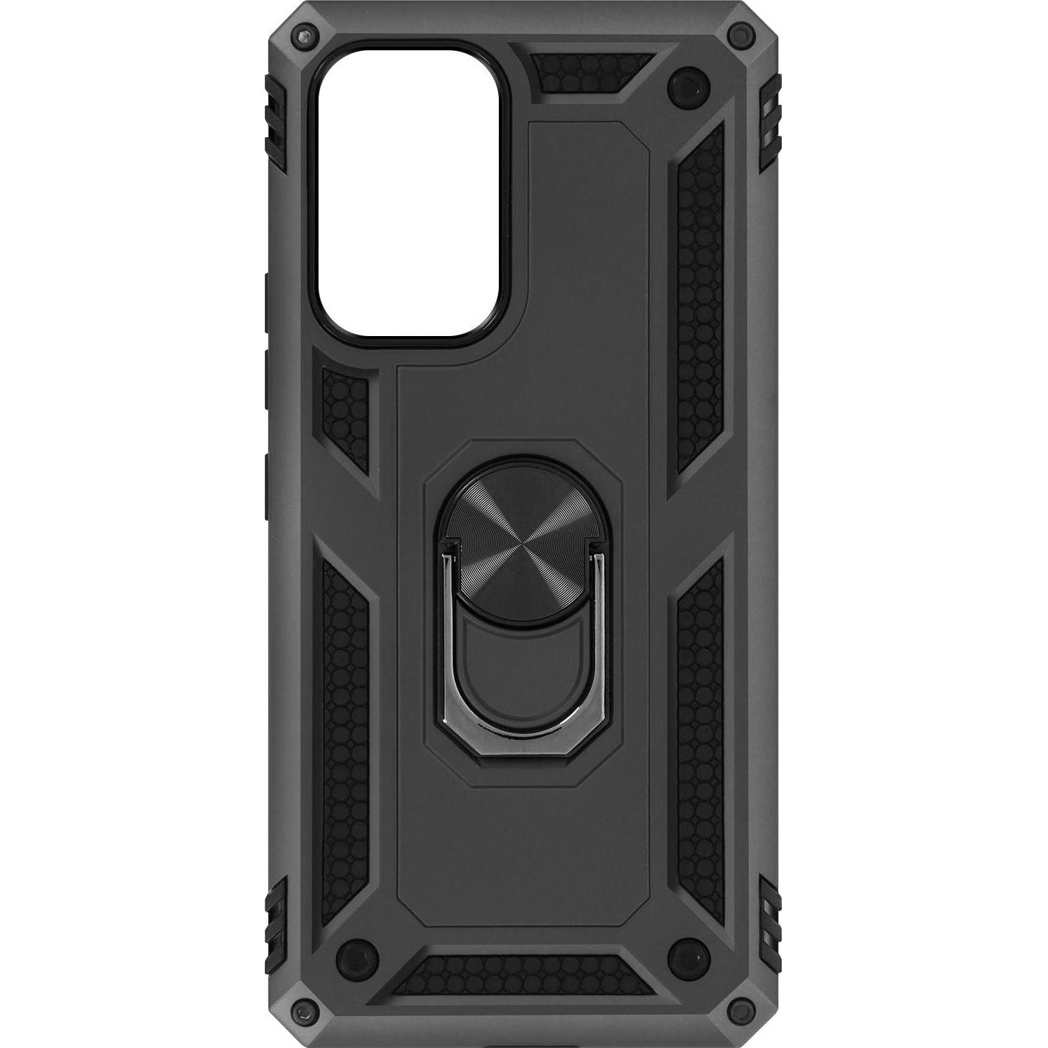Avizar stossfeste Handyhülle mit Ring Series (Samsung Galaxy A53 5G), Smartphone Hülle, Schwarz