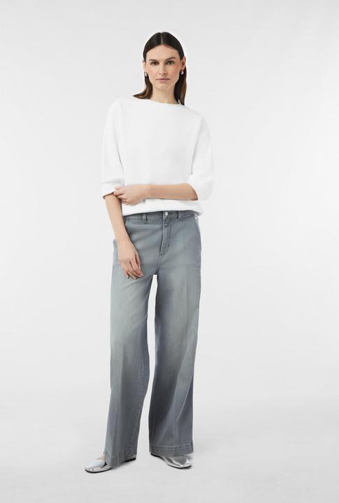 Produktbild Comma Sweatshirt Sweatshirt im Relaxed Fit mit weiten 3/4-Ärmeln (34)